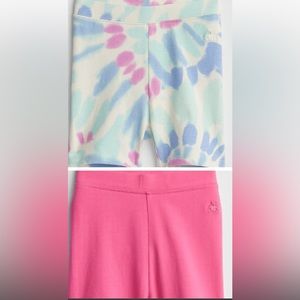 Two Baby Gap Pull on Bike Shorts